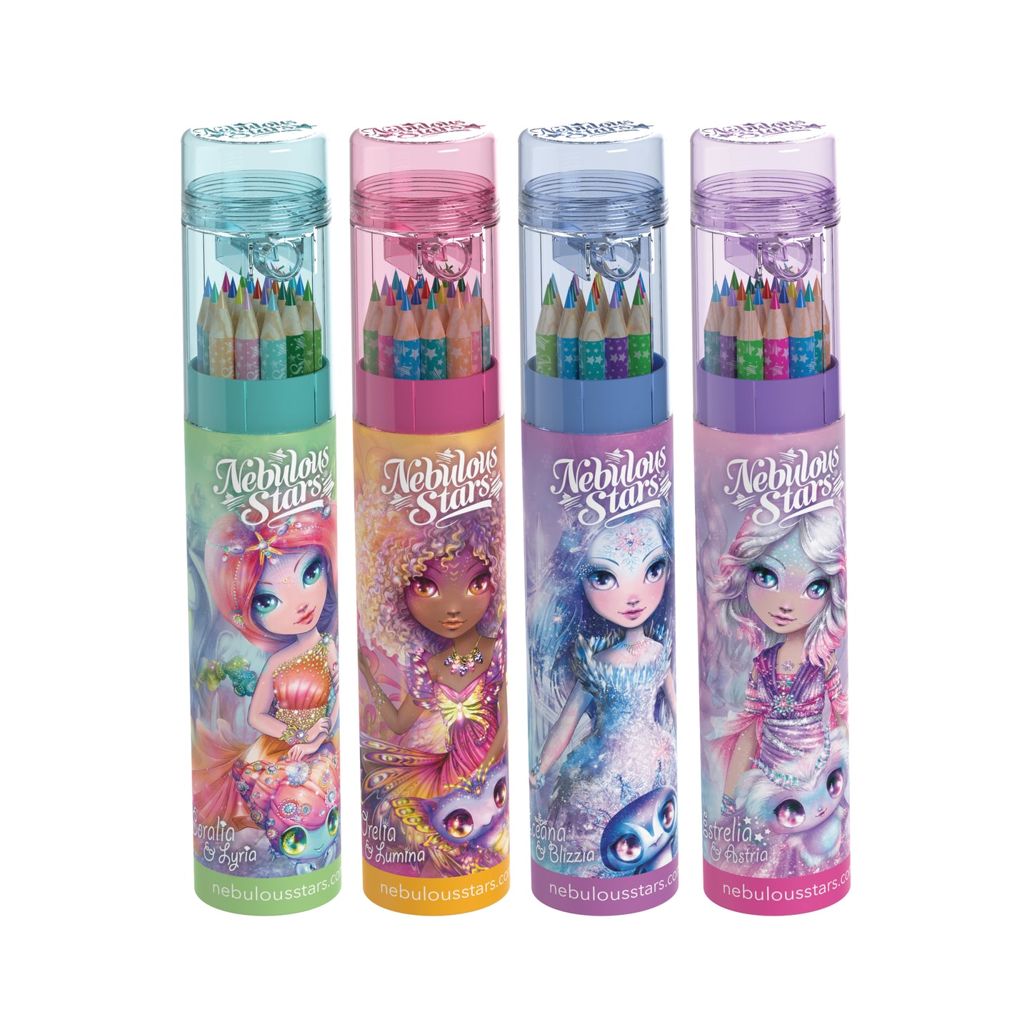 Tube de crayons de couleur et à papier - Assortiment (16) N.S.