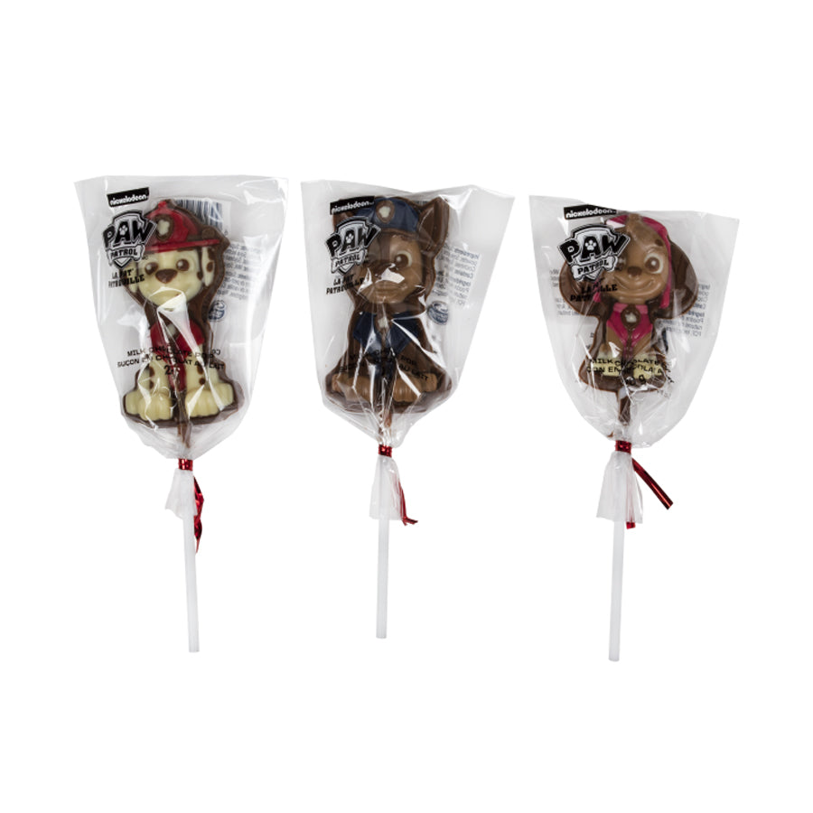 Suçons en chocolat Pat Patrouille