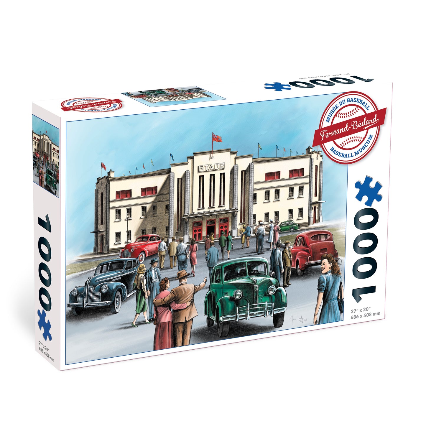 1000-Piece Puzzle of the Fernand-Bédard Baseball Museum