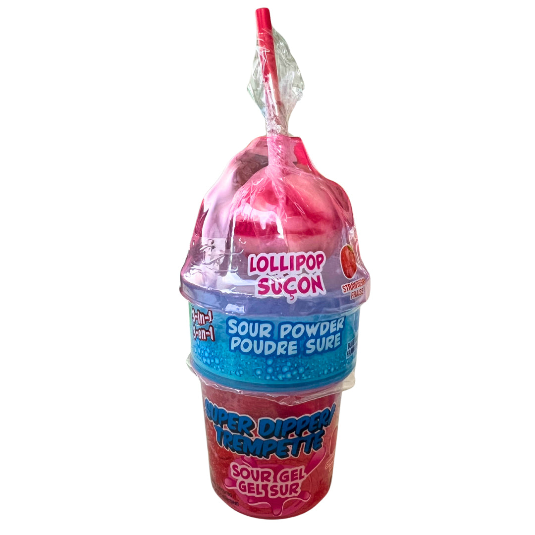 Super Dipper 3 in 1 Blue Raspberry & Strawberry