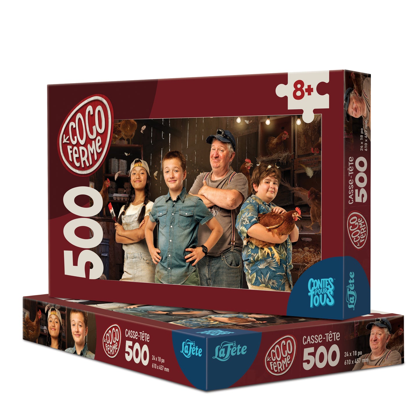 Coco Ferme - Puzzle - 500 pcs (FRENCH ONLY)