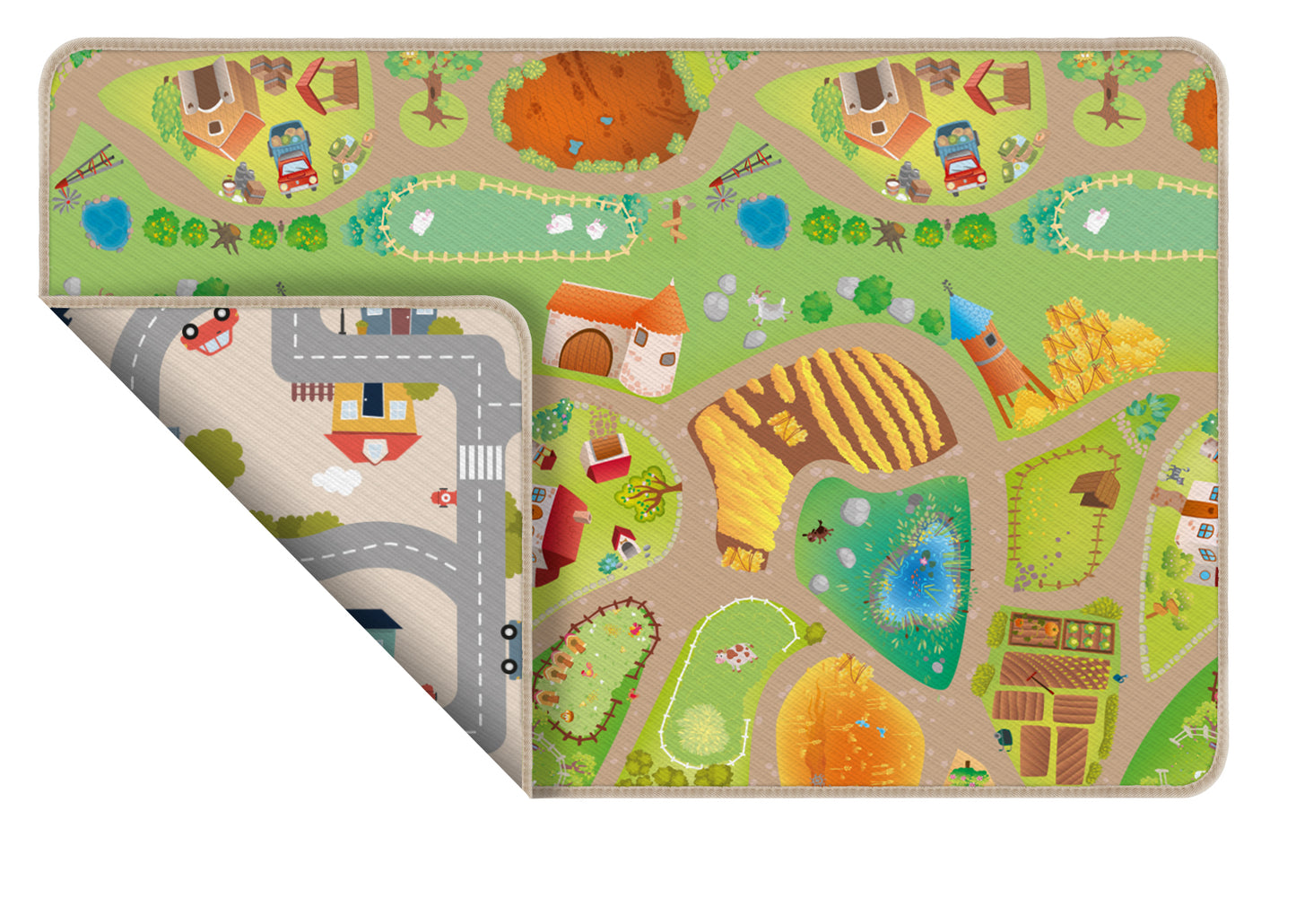 Tapis HOK réversible ville/ferme