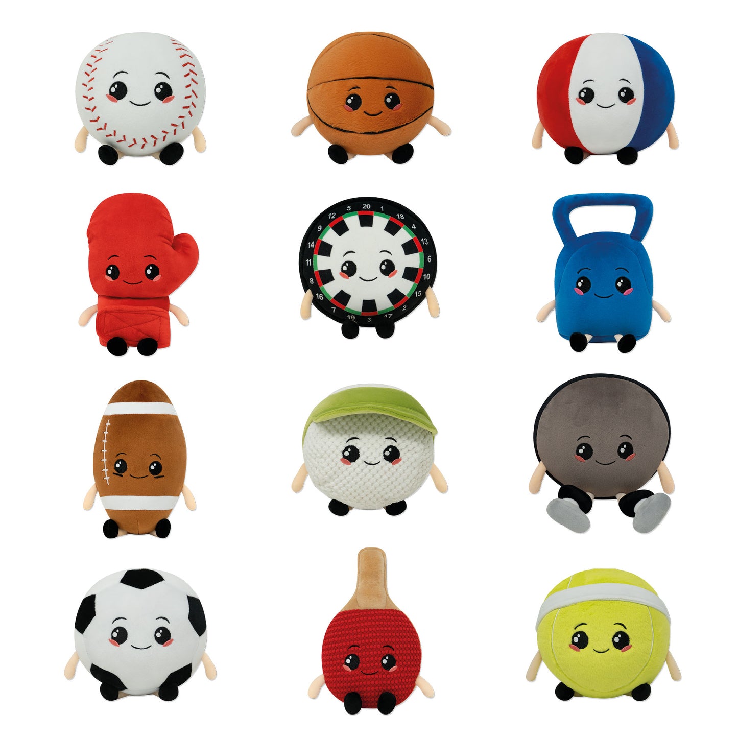 Kunjo - Peluches Sport col.1 - Médium (48 unités)
