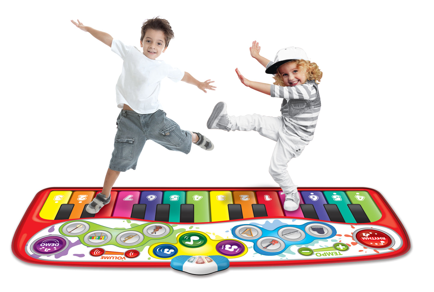 Tapis piano saute et joue