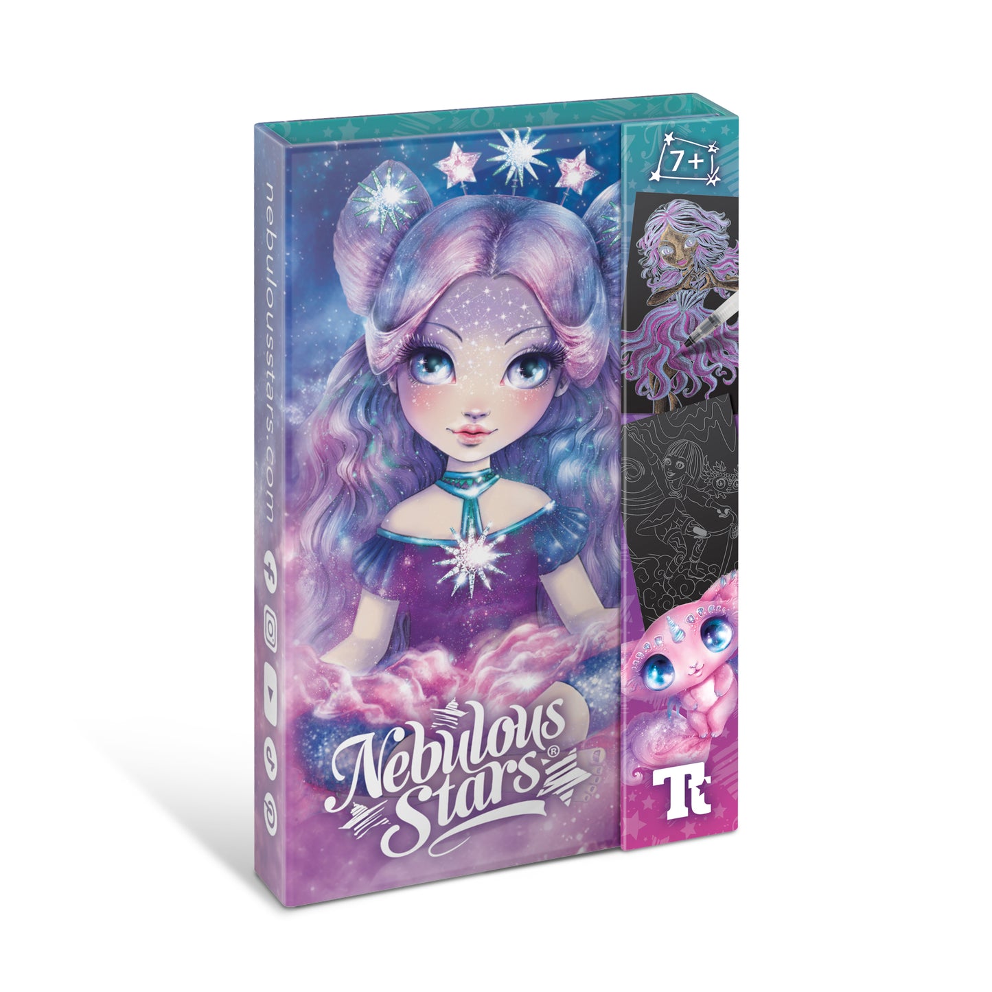 Nebulous Stars Watercolor-To-Go (Pitch Black)