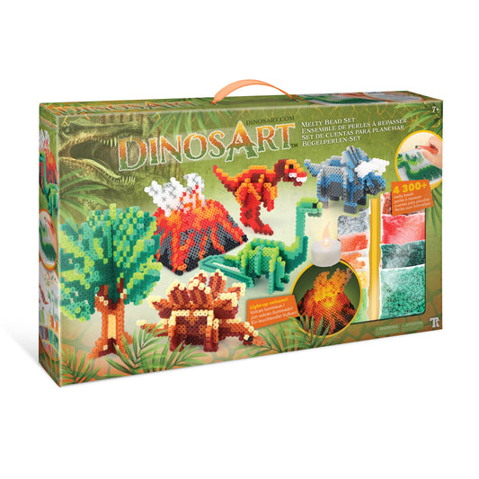 DinosArt – Ensemble de perles à repasser 3D
