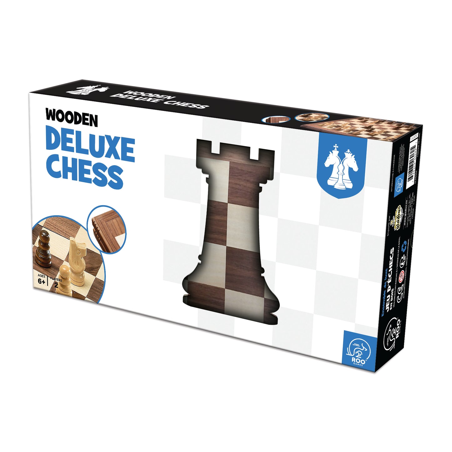 Wooden chess game