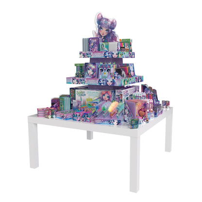 Présentoir de table carton mousse Pâle