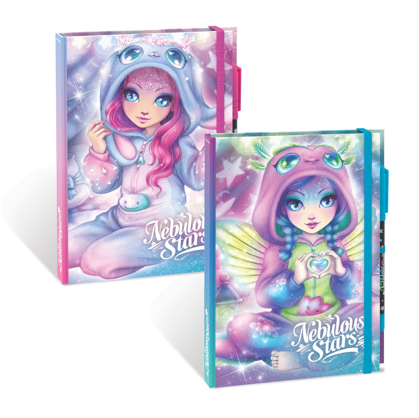 Cahier notes de luxe- Pages noires - Assortiment (6)