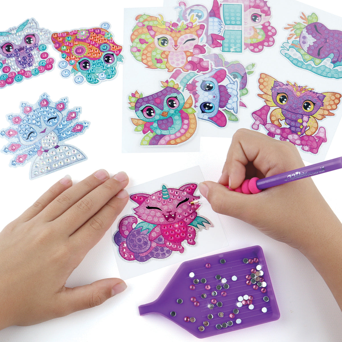 Autocollants de strass N.S.