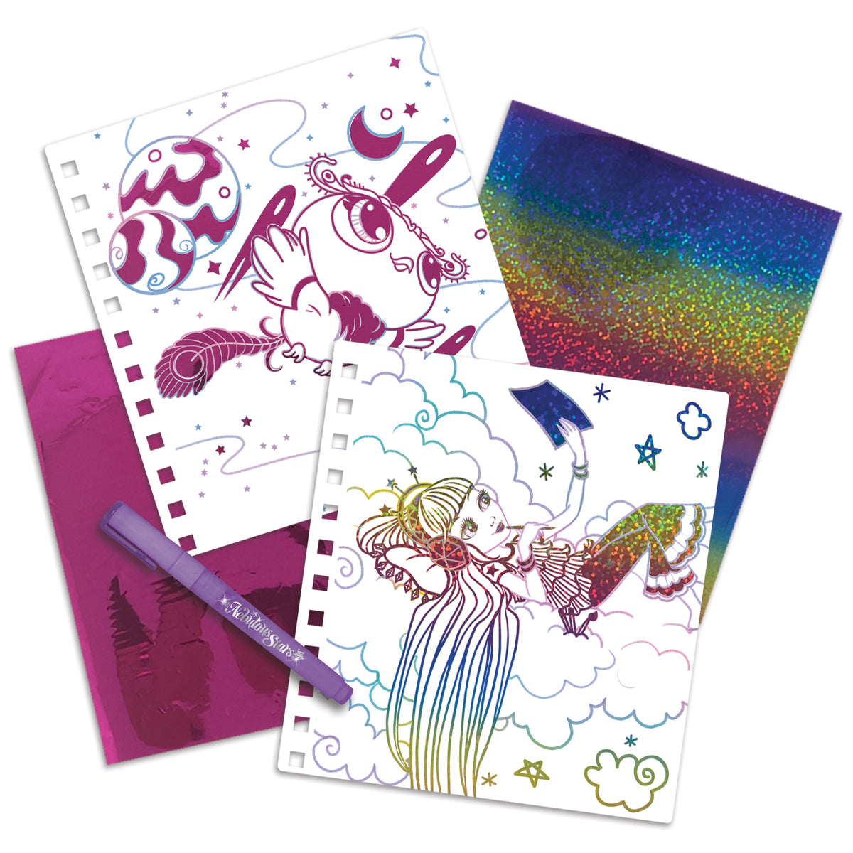 Nebulous Stars Small Creative Book - Fantasy Foil Art Cover