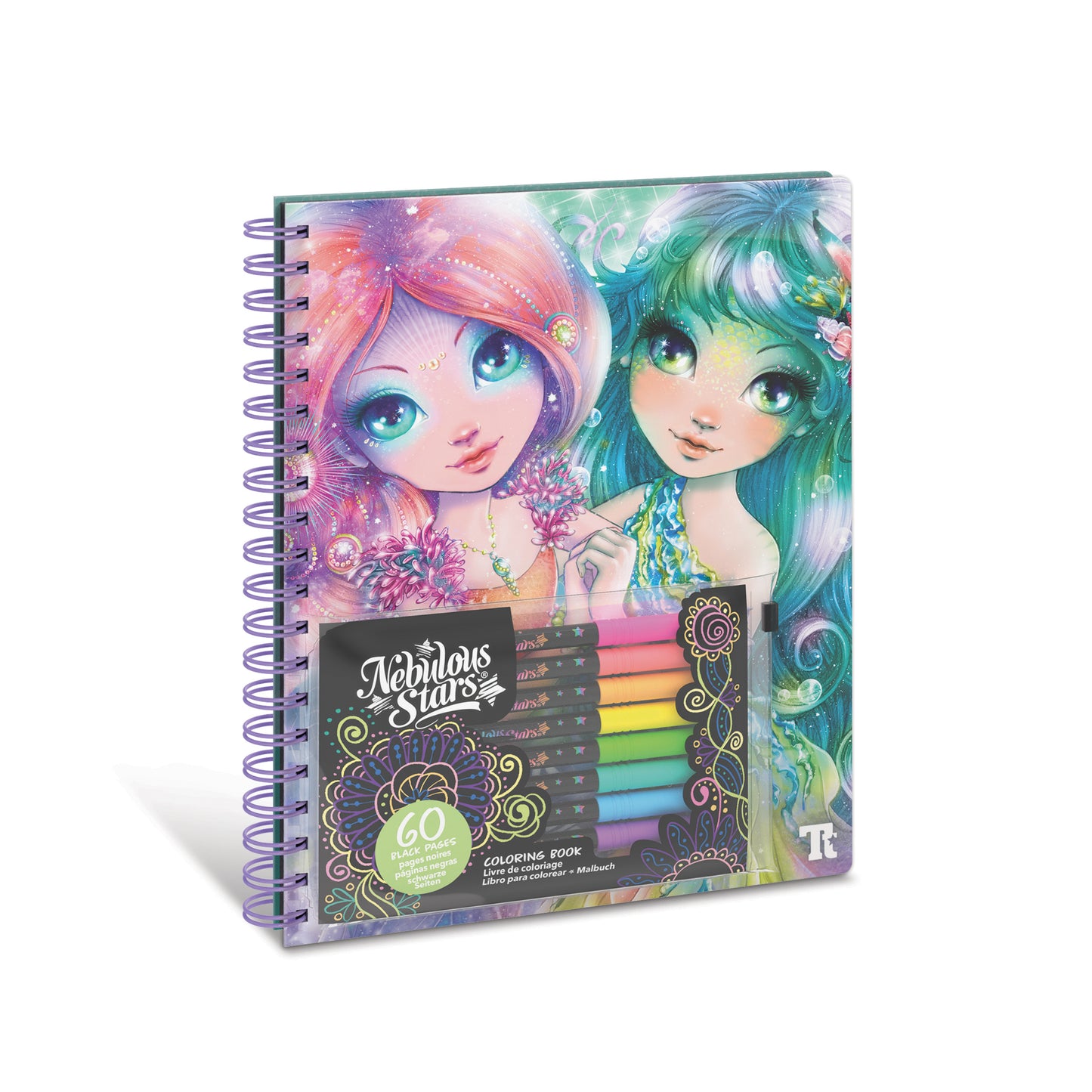 Nebulous Stars – Livre de coloriage à pages noires