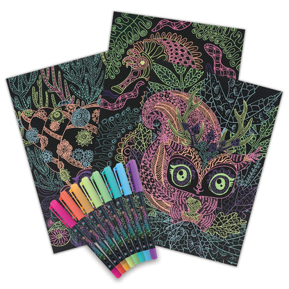 Nebulous Stars – Livre de coloriage à pages noires