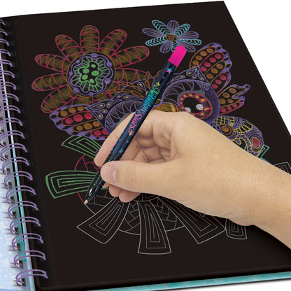 Livre coloriage page noires stylo gel N.S.