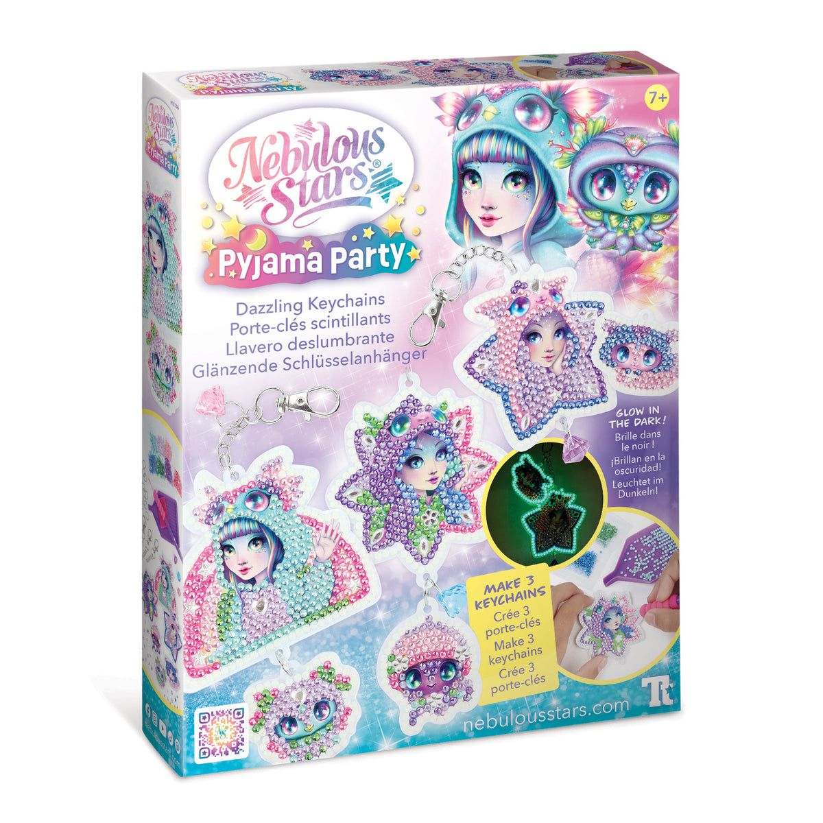 Porte-clés scintillants - Party Pyjama