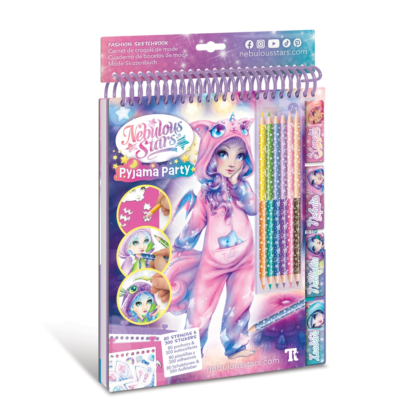 Carnet de croquis de mode - Pyjama Party