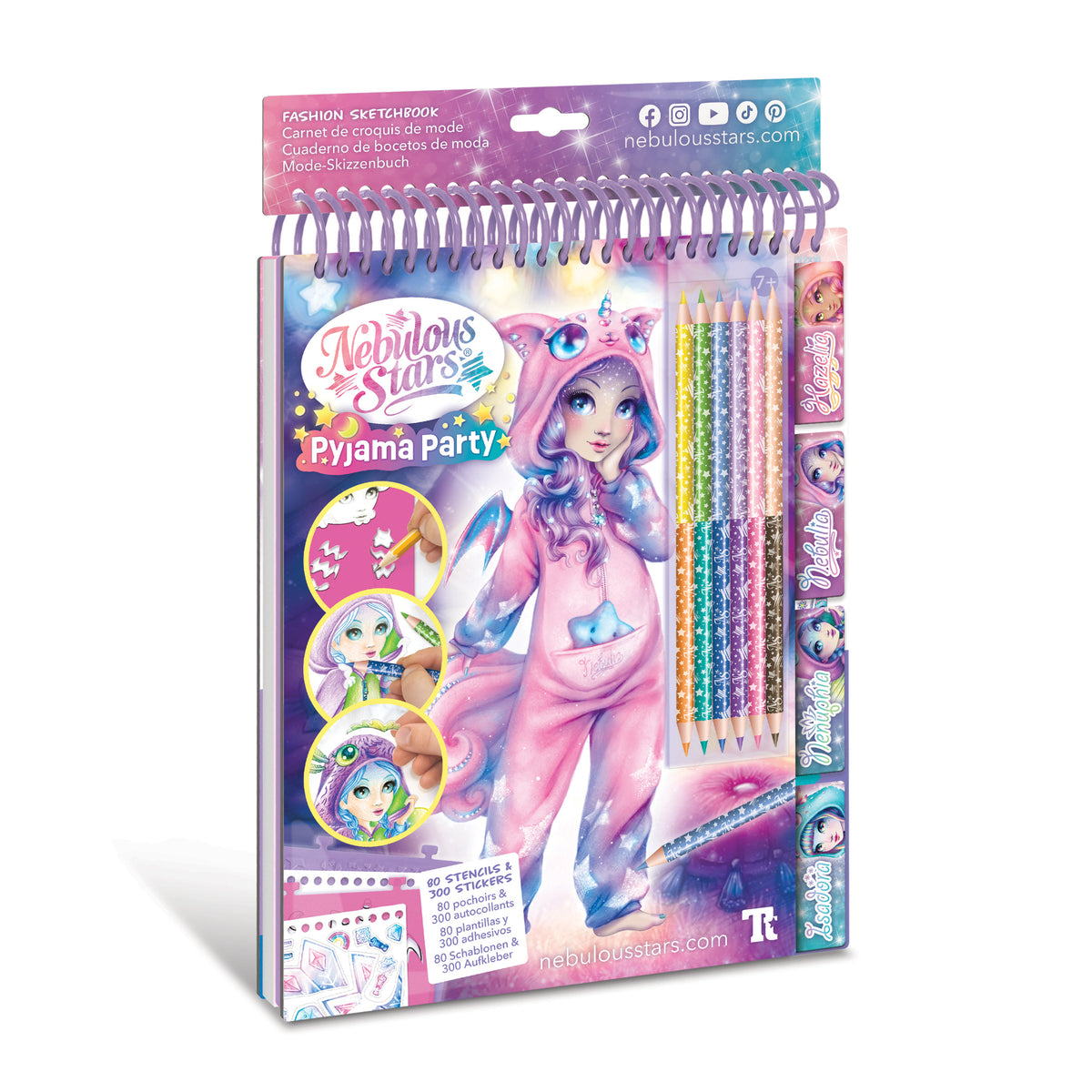 Carnet croquis de mode - Party Pyjama