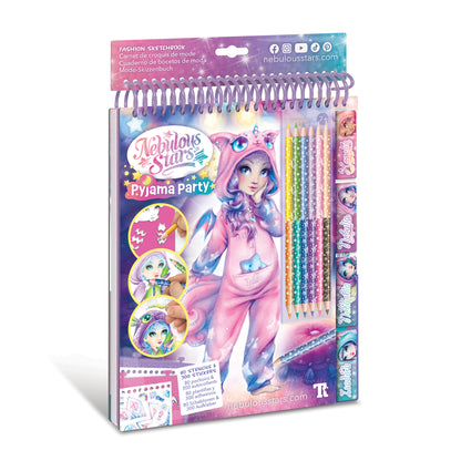 Carnet croquis de mode - Party Pyjama