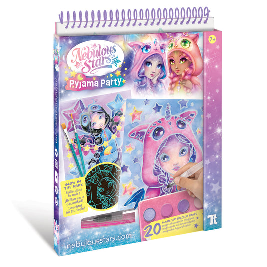 Livre d’aquarelle magique - Pyjama Party