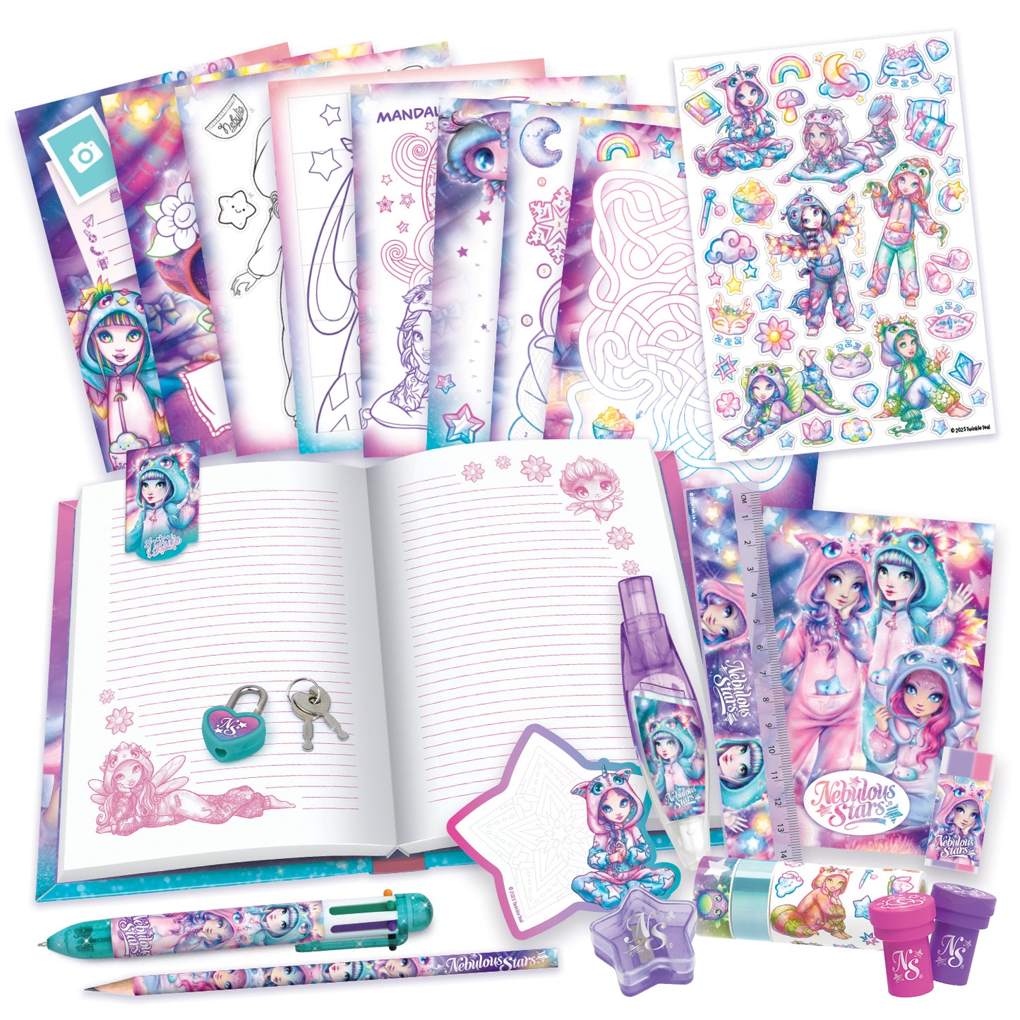 Coffret de luxe journal intime-Party Pyj
