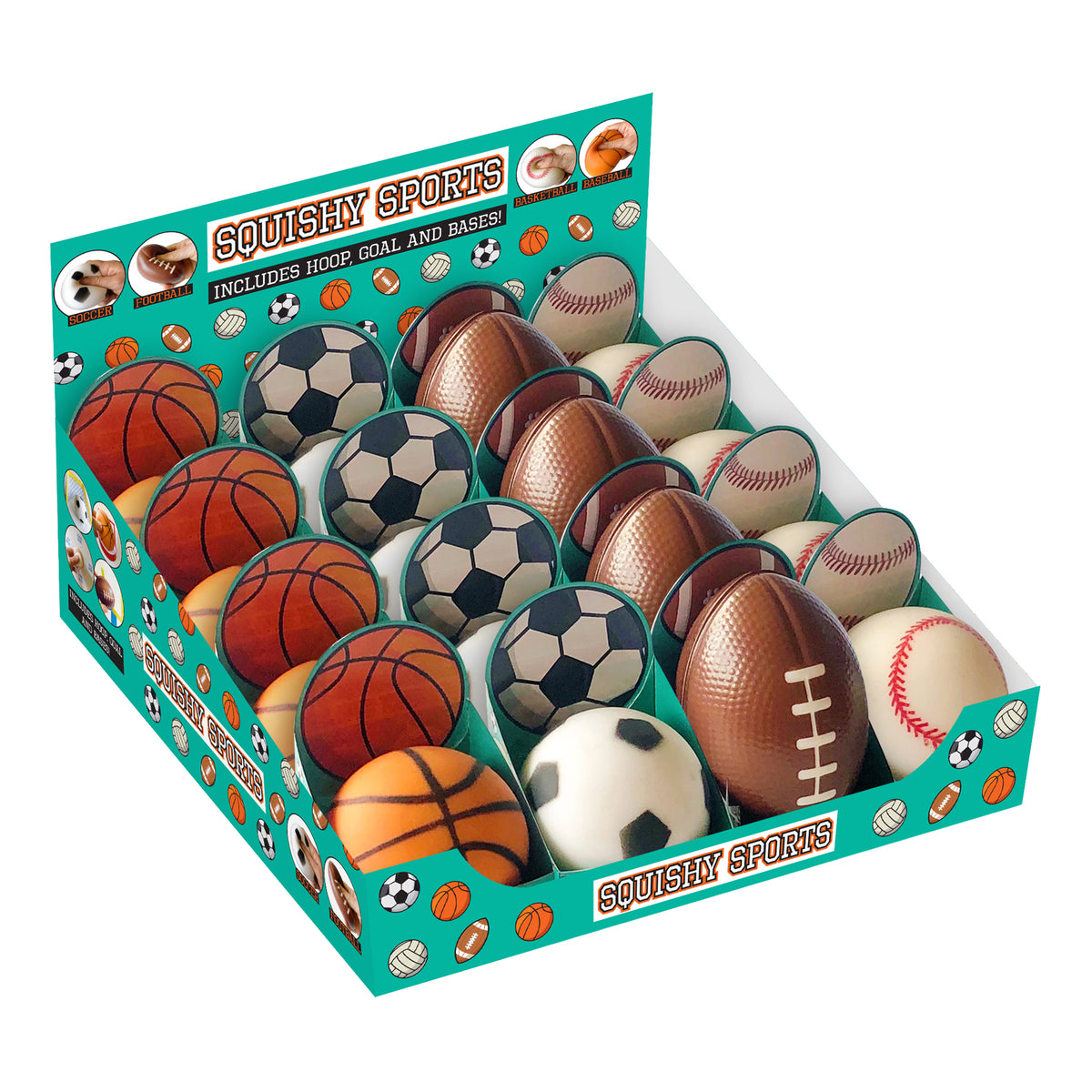 Zorbitz Squishy Sports Balls   