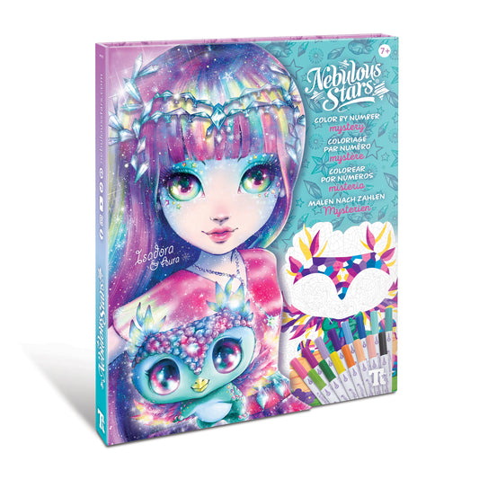 Color by Number Book Set  Mystery Isadora & Aura
