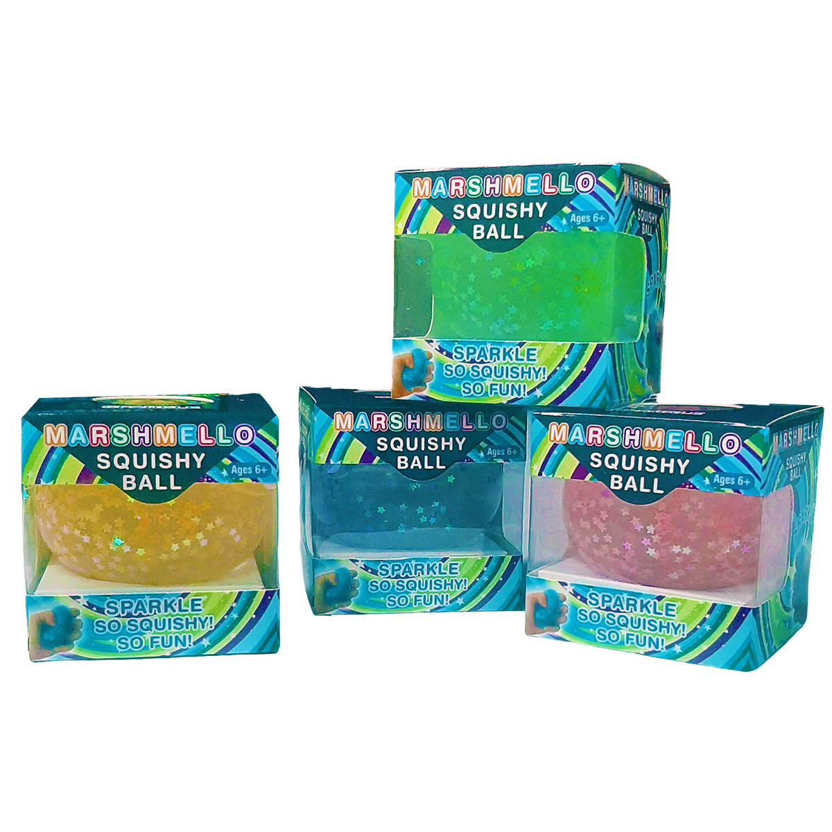 Zorbitz Marshmello Balle scintillante étoilée