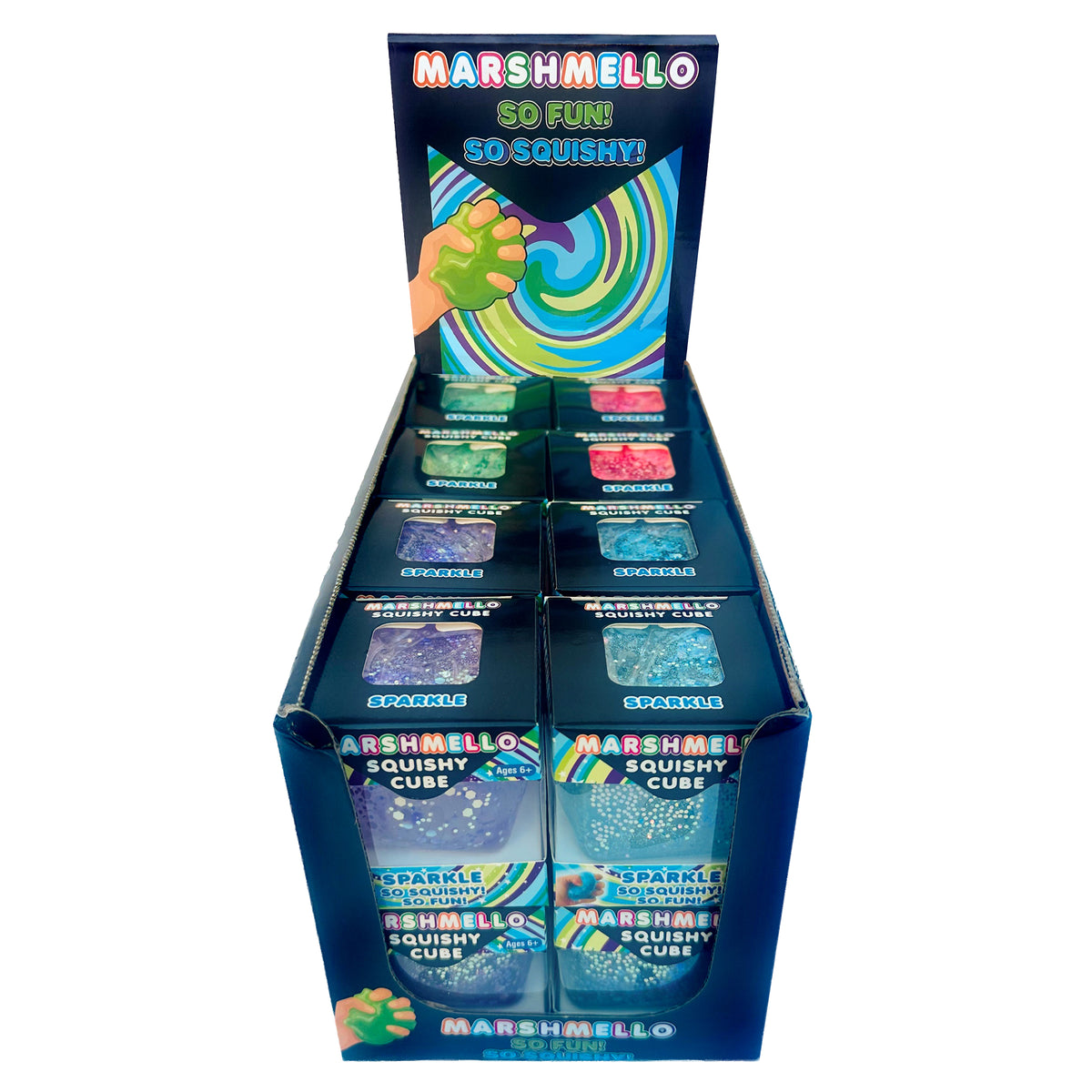 Zorbitz Marshmello Sparkle Cube   