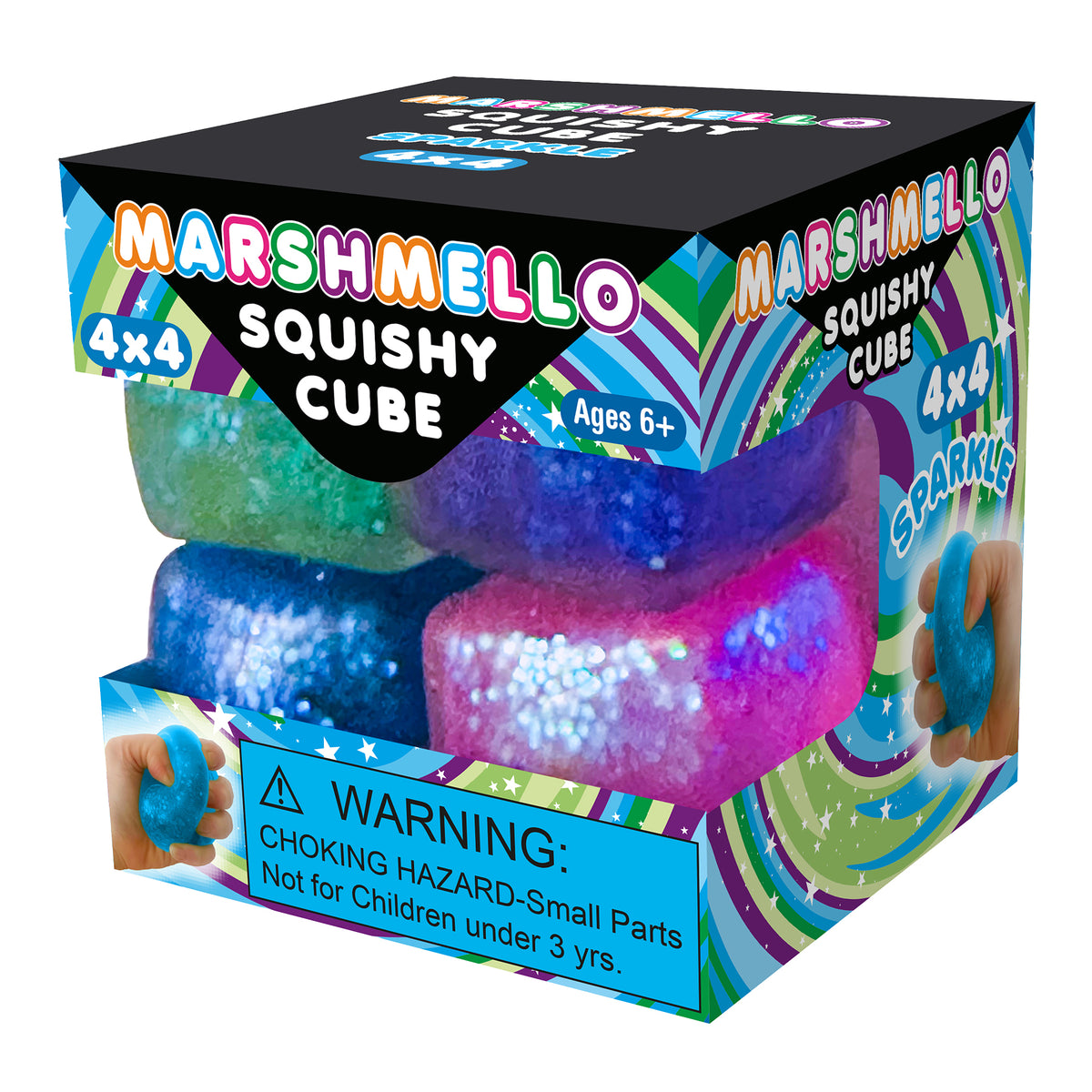 Zorbitz Marshmello 4 cubes scintillants
