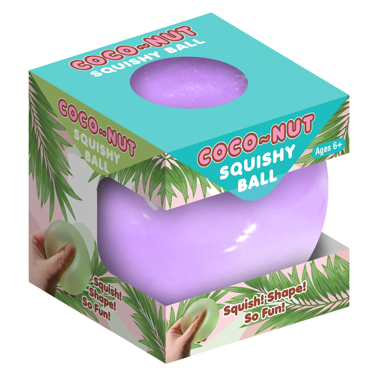 Zorbitz Squishy Balle noix de coco