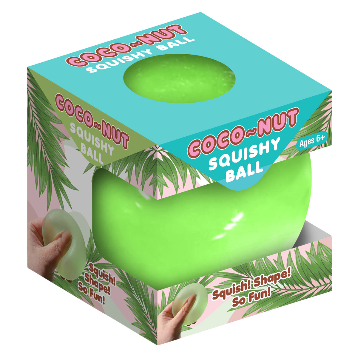 Zorbitz Squishy Balle noix de coco