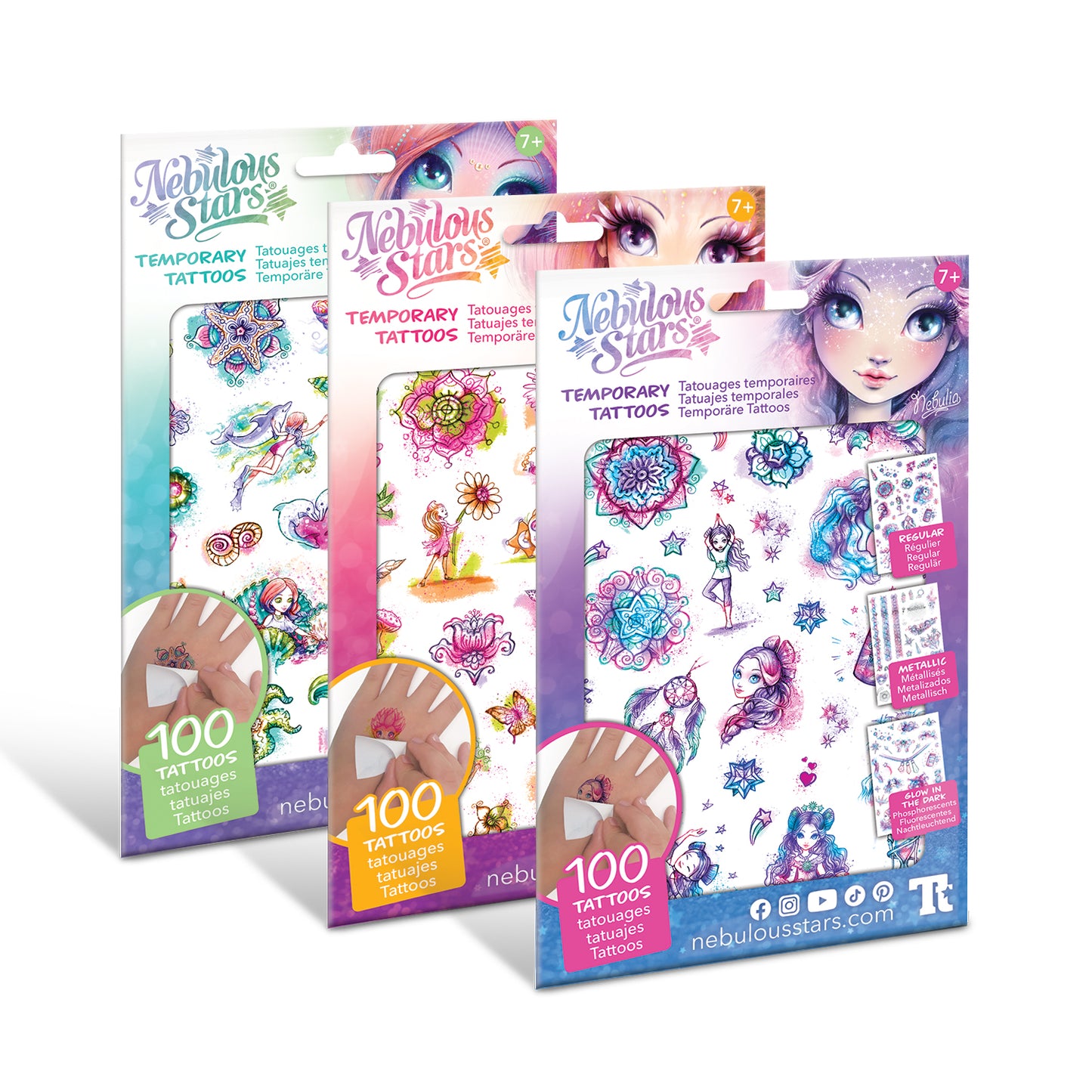 Tatouages temporaires  Assortiment (24) - N.S.