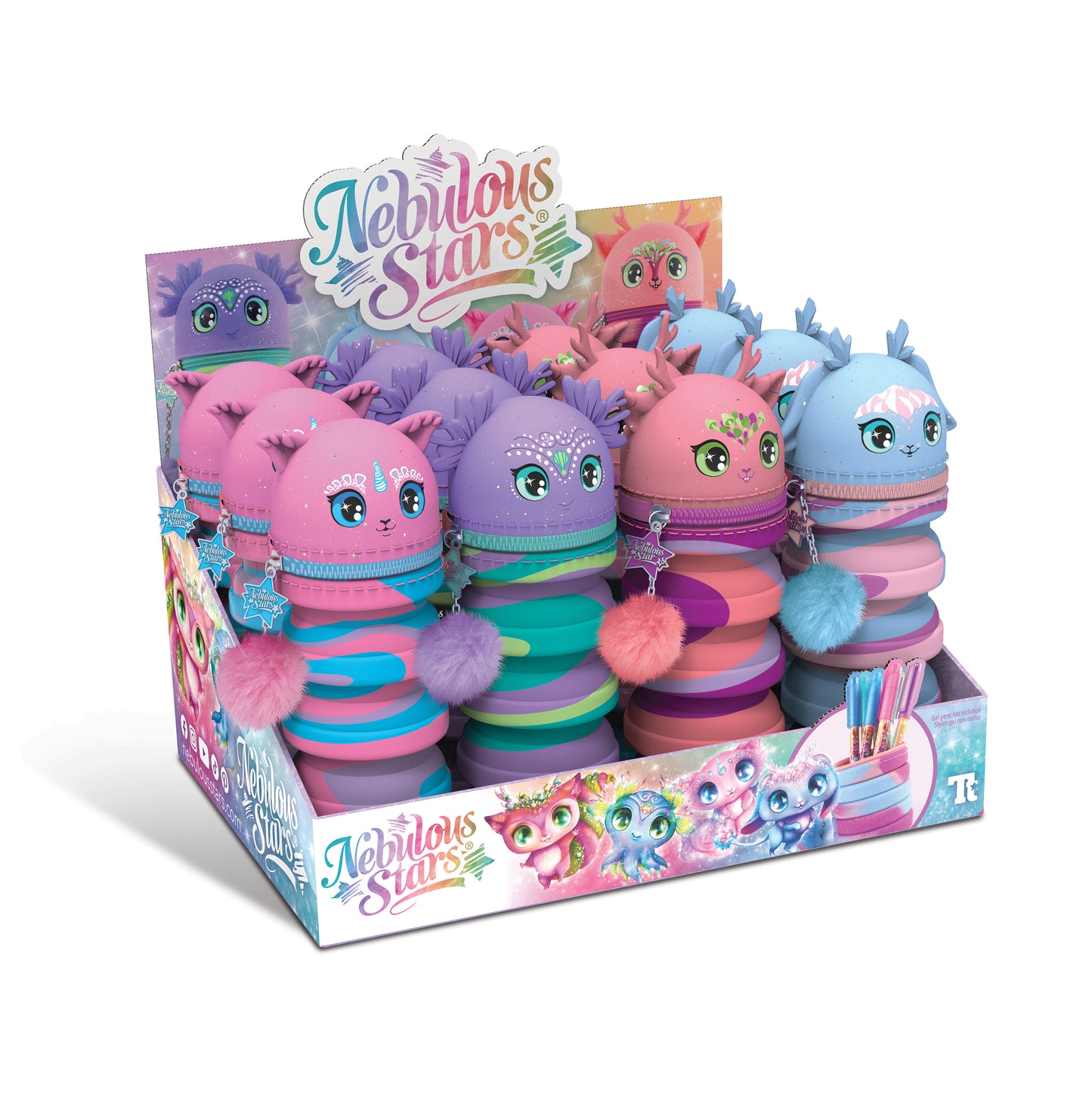 Stand-up Pencil Case - Assortment (12) N.S.