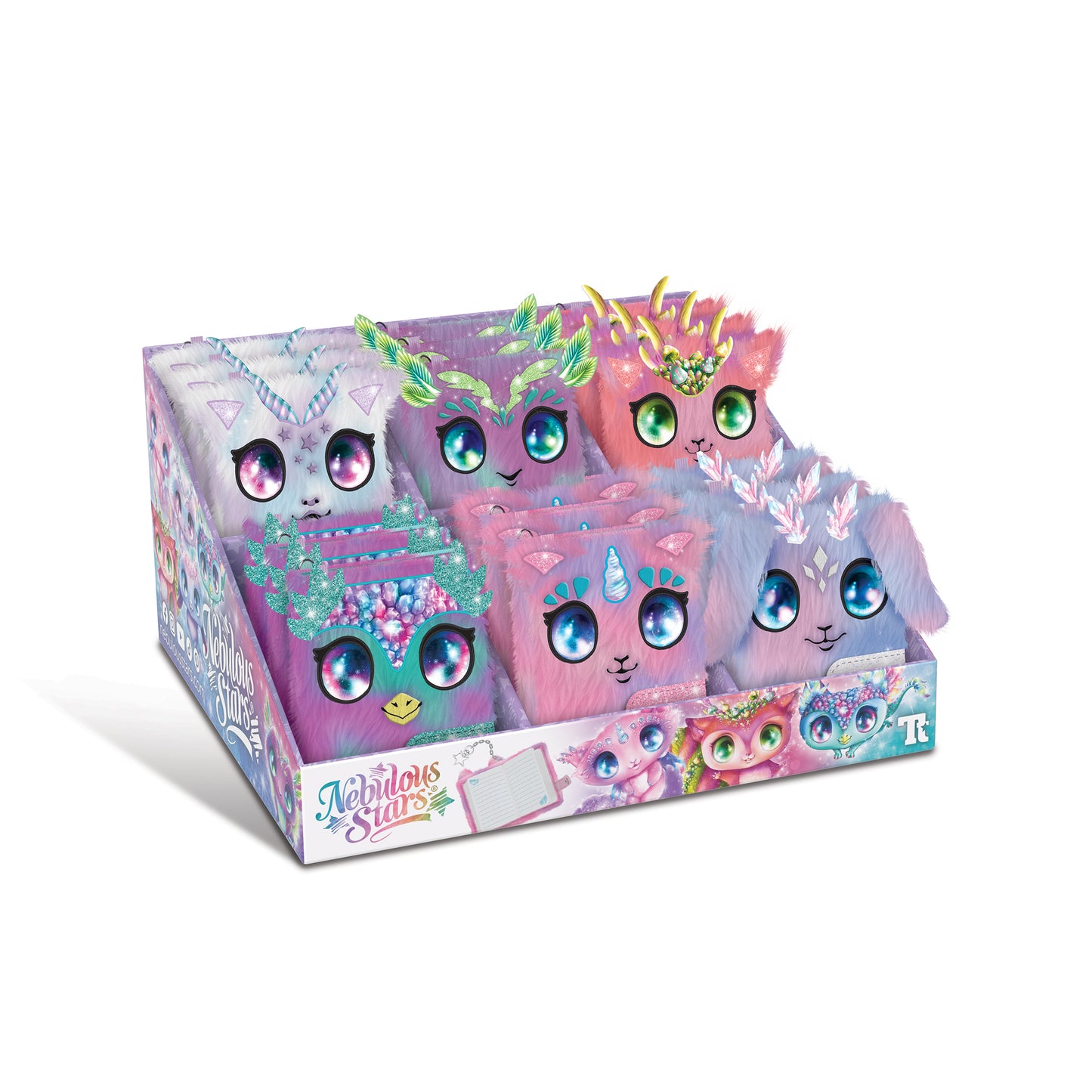 Fuzzy Mini Notebook- Assorment (24) N.S.