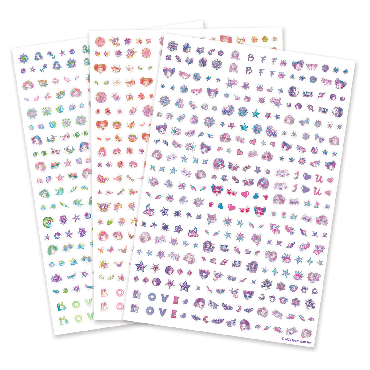 Nail Stickers - Assortment (24) N.S.
