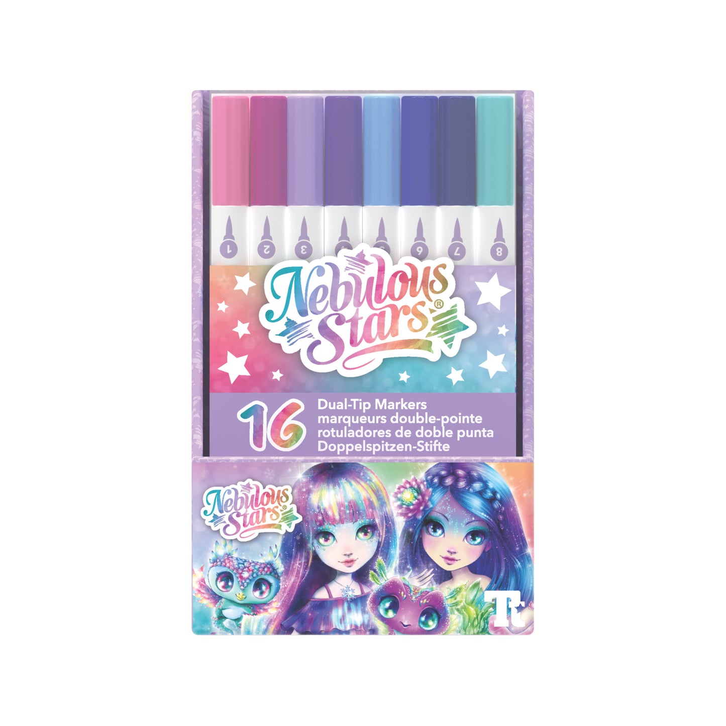 16-Pack Dual-Tip Markers