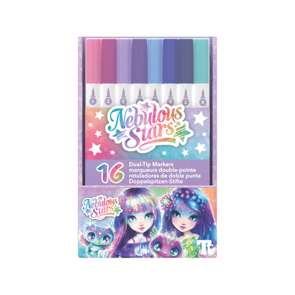 16-Pack Dual-Tip Markers