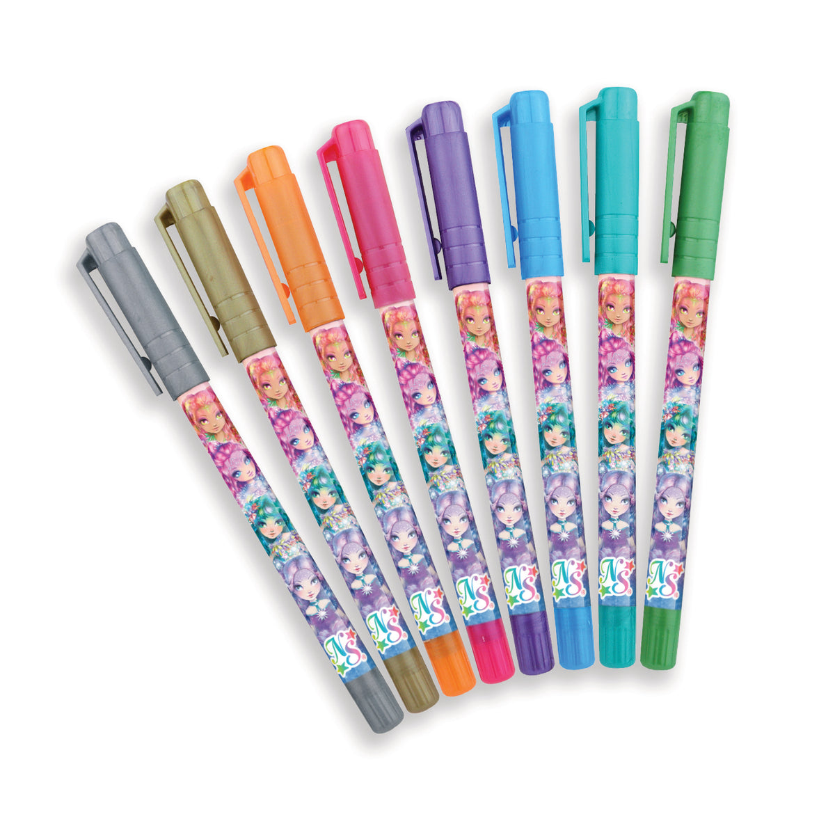 Ensemble de 26 Stylos Gel N.S.