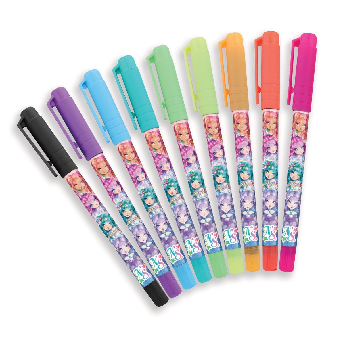 Ensemble de 26 Stylos Gel N.S.