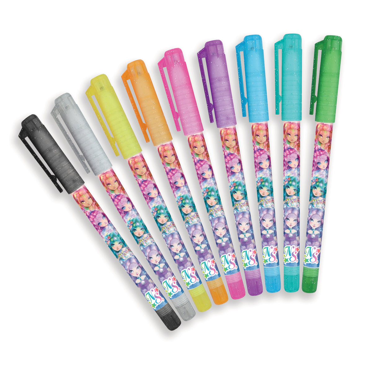 Ensemble de 26 Stylos Gel N.S.