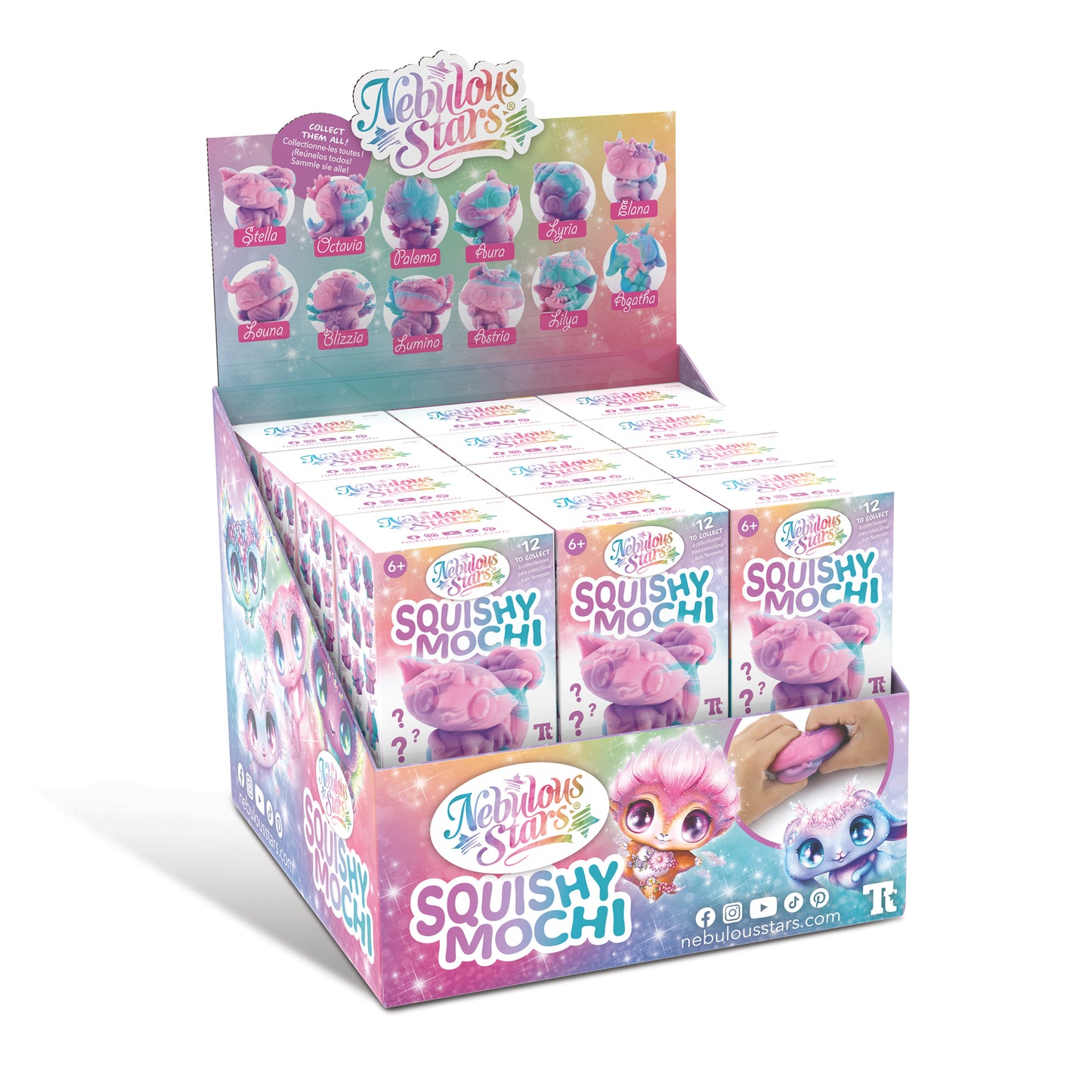 Squishy Mochi - Assortment (24) N.S.