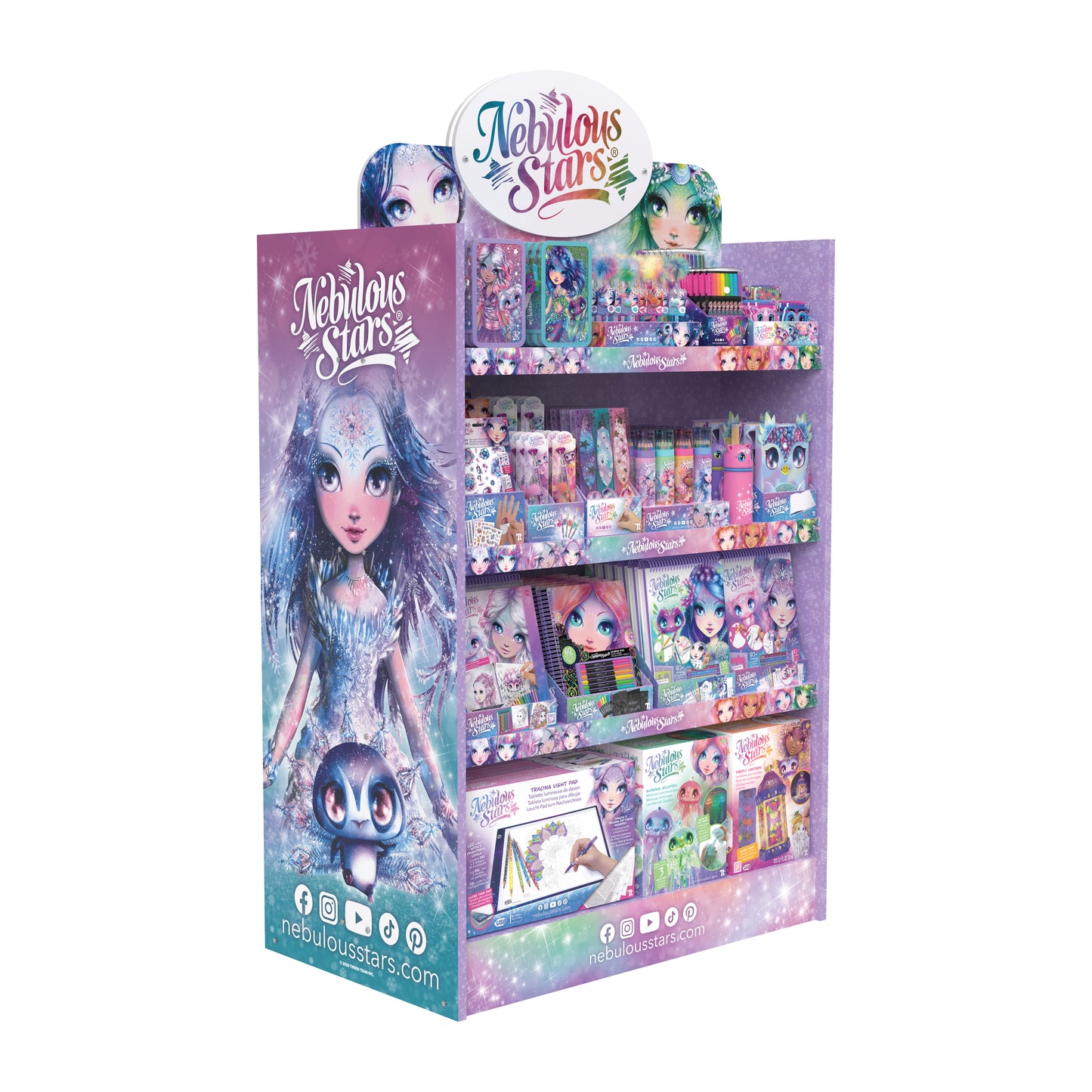 Foam Board floor display 46 x 68.9 Pale 