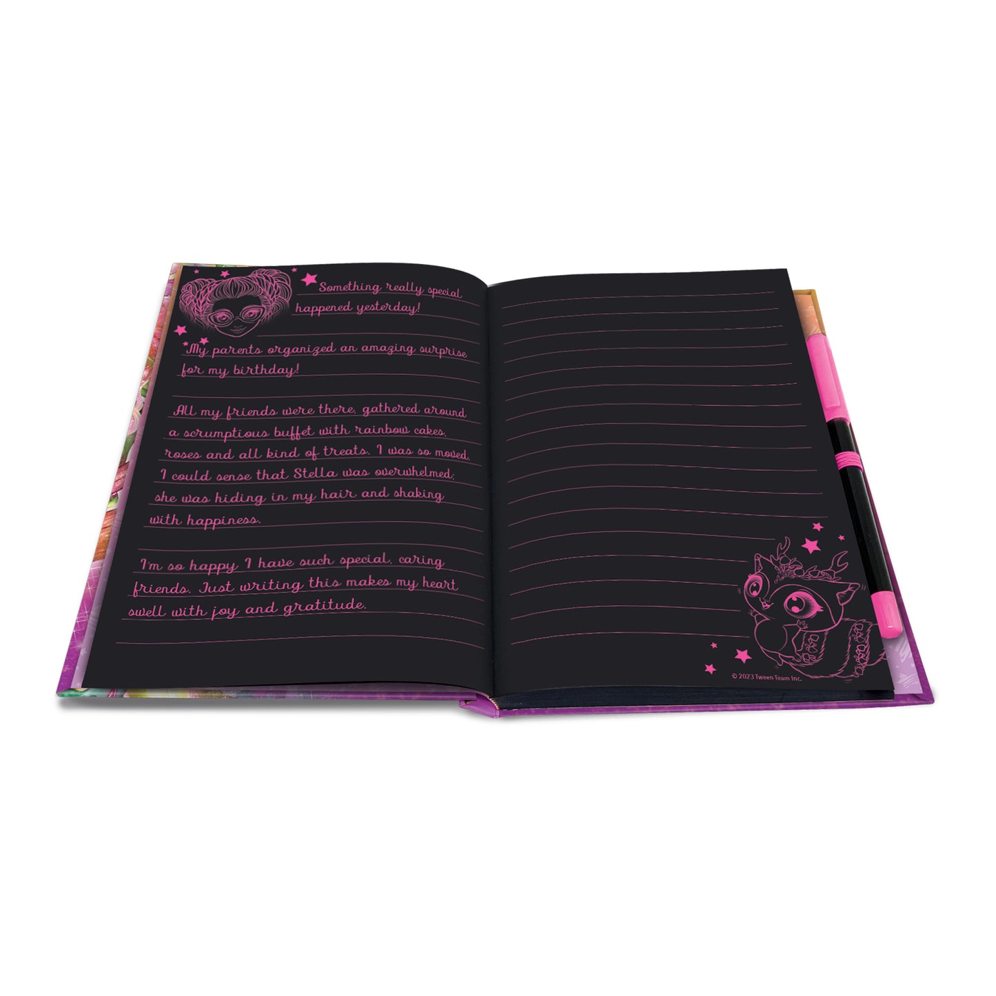 Deluxe Black Notebook - Assortment (6) N.S.