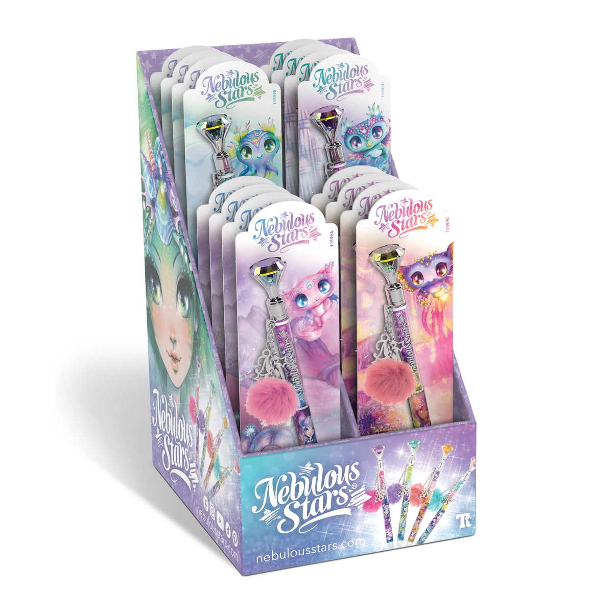 Stylos diamant - Assortiment (16) N.S.