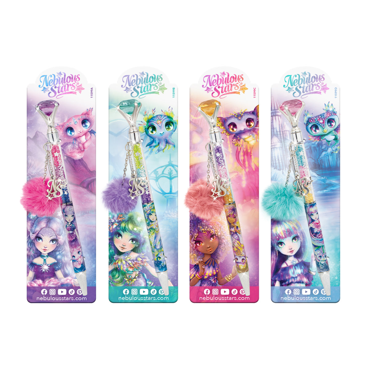 Stylos diamant - Assortiment (16) N.S.