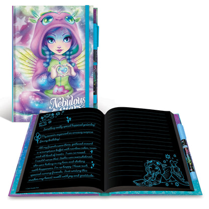 Cahier notes de luxe- Pages noires - Assortiment (6)