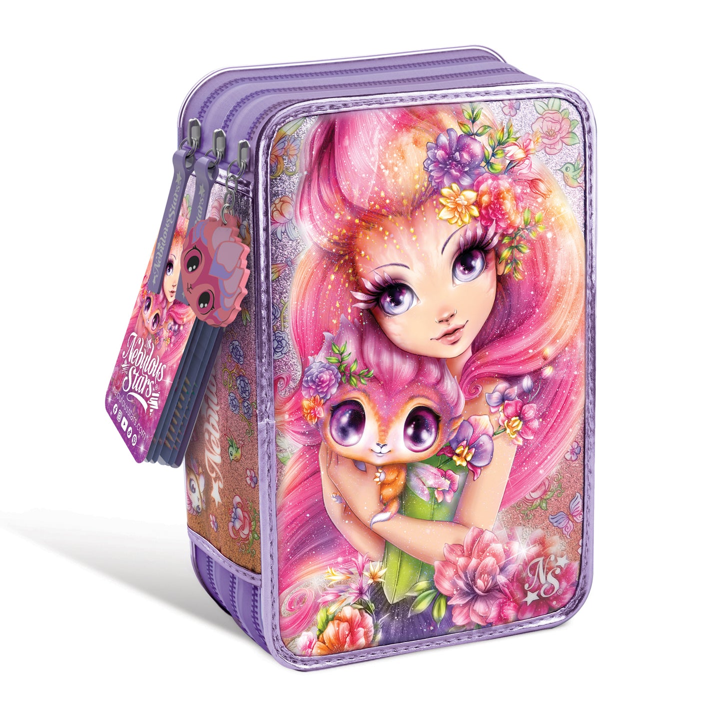 3-Tier Pencil Case Petulia & Paloma