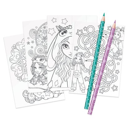 Trousse à crayons 3 volets - Party Pyjama - Isadora & Nenuphia - N.S.