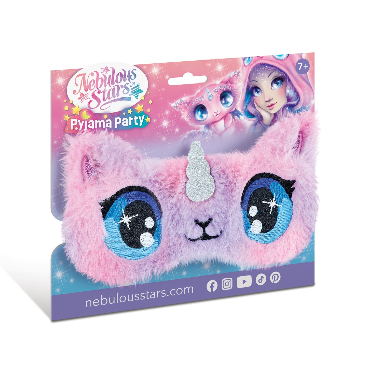 Masque de sommeil peluche - Party Pyjama - Assortiment - N.S.
