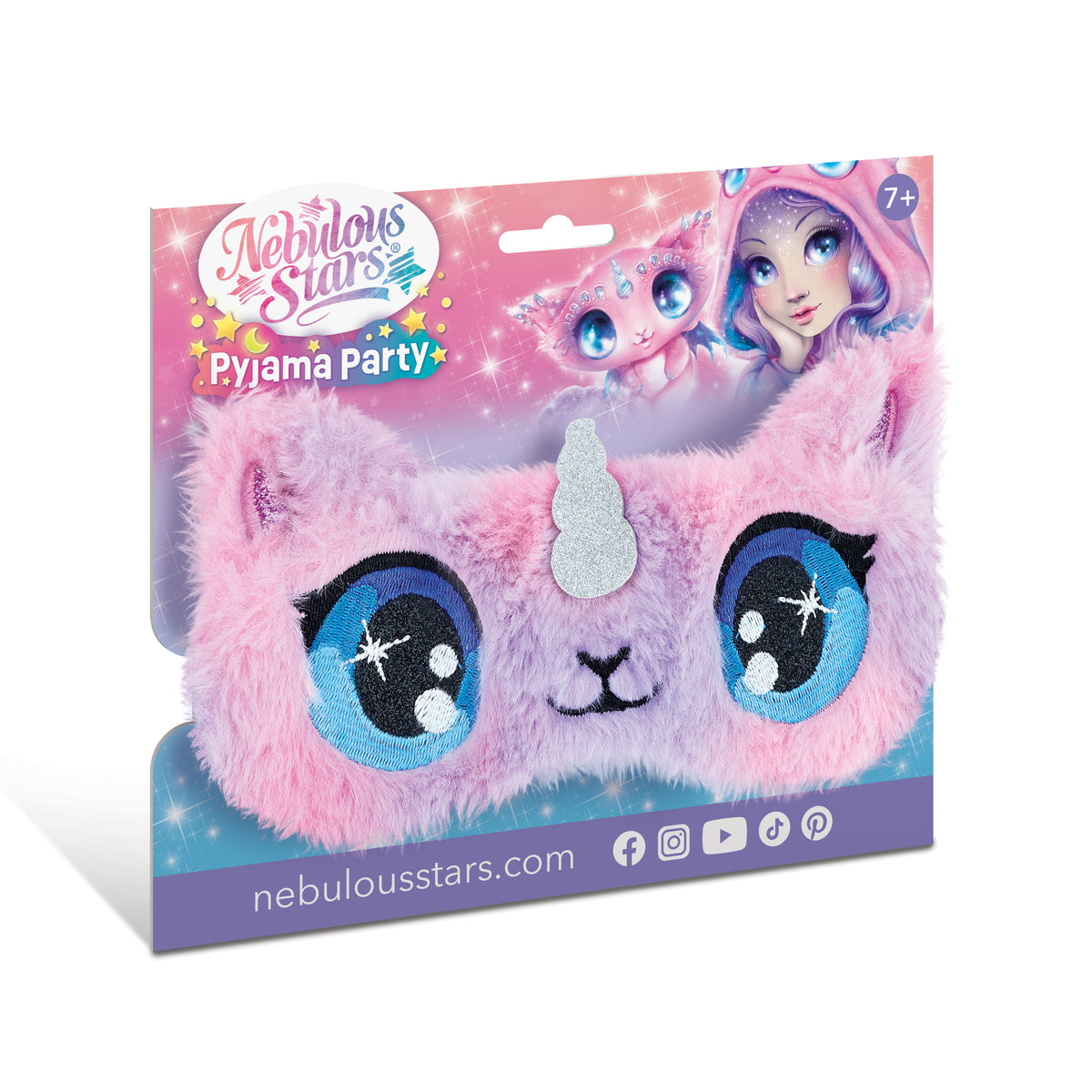 Masque de sommeil peluche - Party Pyjama - Assortiment - N.S.